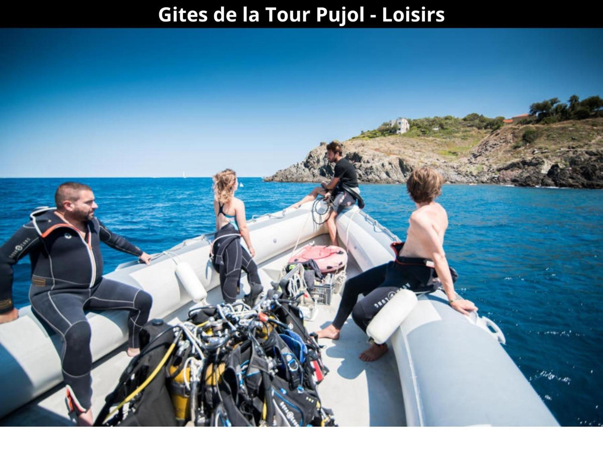 Les Gites De La Tour Pujol Argelès-sur-Mer Exterior foto